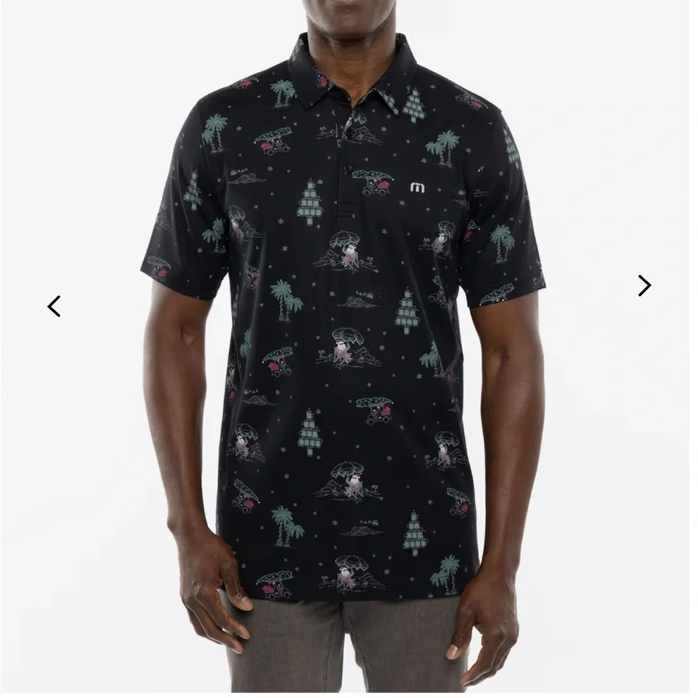 NWT Travis Mathew California Christmas Polo - Picture 2 of 6